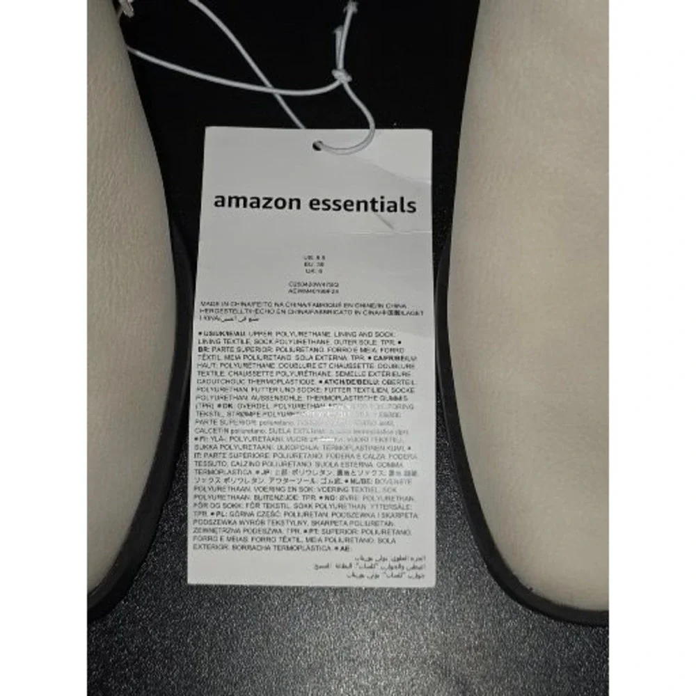 Amazon Essentials Women Ivory Faux Leather Block Heel Chelsea Boots Size‎ 8.5